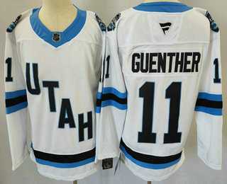 Mens Utah Hockey Club #11 Dylan Guenther White 2024 Stitched Jersey->utah hockey club->NHL Jersey